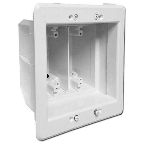 recessed metal box 1 gang|2 gang recessed outlet box.